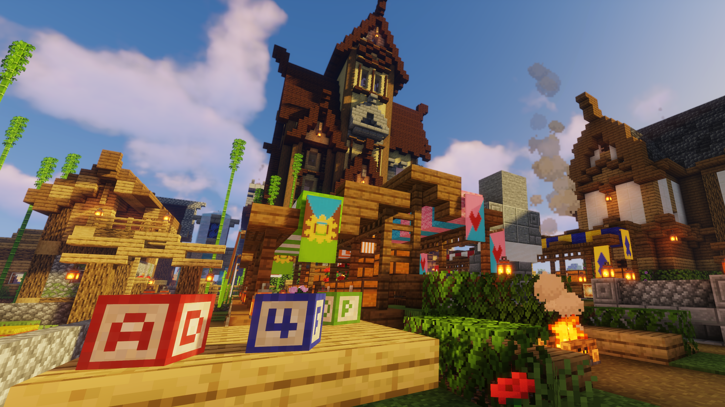 At street level of the Freypoint Market